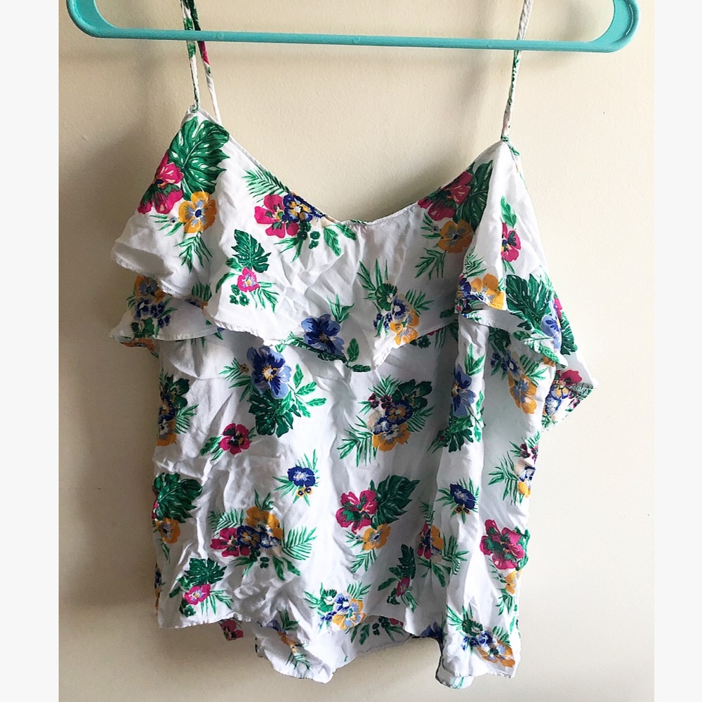 One old navy floral top